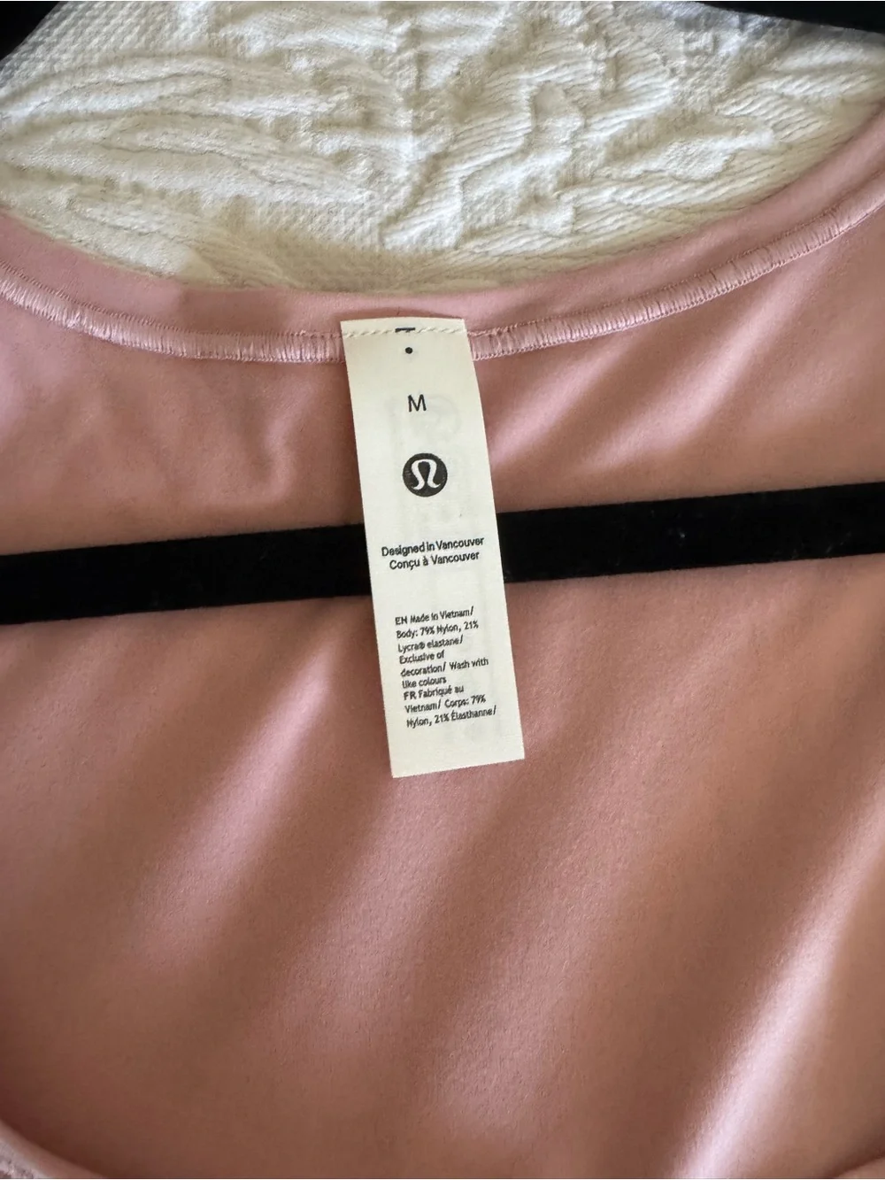 lululemon athletica Pink Wundermore Tank Bodysuit
